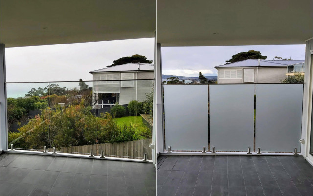 veranda frost before after